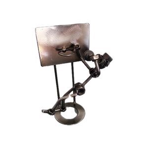 Metal Basketball Player Art Nuts & Bolts Figurine Sculpture Paperweight Sports